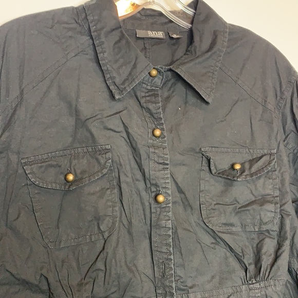 ana Black Top 2X PLUS SIZE - Picture 3 of 6